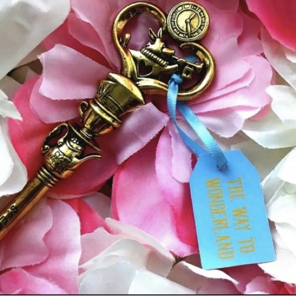 Alice in Wonderland Key to Wonderland Makeup Brush Keepsake Case - Picture 9 of 11